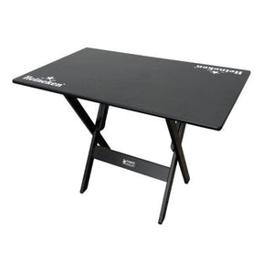 [PRÉ-BLACK FRIDAY] - Kit de Mesa Dobrável 110x70cm, 6 Cadeiras dobrável, Heineken PRETA- Madeira maciça - Casa da Mesa